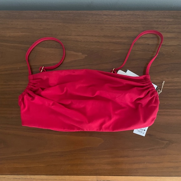 NWT L*Space Red Bikini Top - Picture 5 of 6